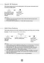 Preview for 18 page of Panasonic NN-ST34HW/B Operating Instructions Manual