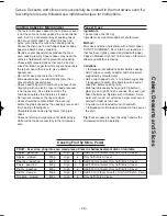 Предварительный просмотр 53 страницы Panasonic NN-ST557M Operation Manual