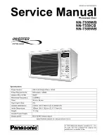 Preview for 1 page of Panasonic NN-T559WB Service Manual