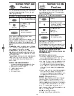 Preview for 18 page of Panasonic NN-T694SF Operating Instructions Manual