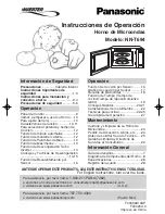 Preview for 31 page of Panasonic NN-T694SF Operating Instructions Manual