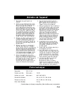 Предварительный просмотр 38 страницы Panasonic NNE205 Operation Instructions Manual