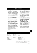 Предварительный просмотр 92 страницы Panasonic NNE205 Operation Instructions Manual