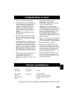 Предварительный просмотр 101 страницы Panasonic NNE205 Operation Instructions Manual