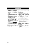 Предварительный просмотр 112 страницы Panasonic NNE205 Operation Instructions Manual