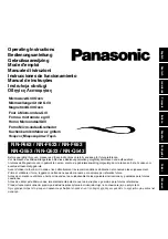 Panasonic NNF623 Operating Instructions Manual preview