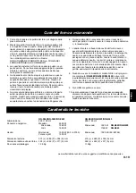 Preview for 98 page of Panasonic NNF623 Operating Instructions Manual