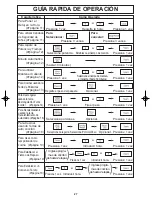 Preview for 29 page of Panasonic NNSA610 Instrucciones De Operación