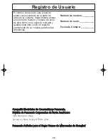 Preview for 31 page of Panasonic NNSA610 Instrucciones De Operación