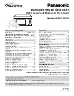 Preview for 1 page of Panasonic NNSD297SR Instrucciones De Operación