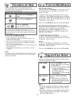 Preview for 14 page of Panasonic NNSD297SR Instrucciones De Operación