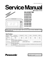 Panasonic NNSD297SR Service Manual preview