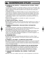 Preview for 9 page of Panasonic NNSN960S Instrucciones De Operación