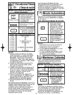 Preview for 14 page of Panasonic NNSN960S Instrucciones De Operación