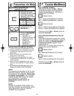 Preview for 15 page of Panasonic NNSN960S Instrucciones De Operación