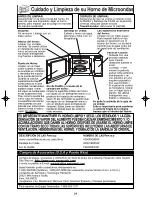 Preview for 26 page of Panasonic NNSN960S Instrucciones De Operación