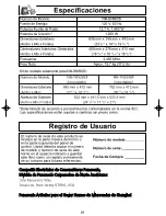 Preview for 30 page of Panasonic NNSN960S Instrucciones De Operación