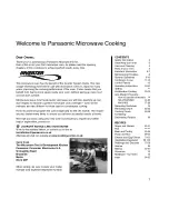 Preview for 2 page of Panasonic NNV653 Cookery Book & Operating Instructions