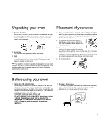 Preview for 4 page of Panasonic NNV653 Cookery Book & Operating Instructions