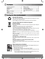 Предварительный просмотр 2 страницы Panasonic NR-B30FW1 Operating Instructions Manual