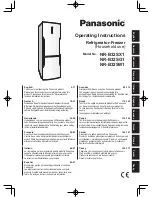 Panasonic NR-B32SX1 Operating Instructions Manual предпросмотр