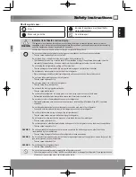 Предварительный просмотр 3 страницы Panasonic NR-B32SX1 Operating Instructions Manual