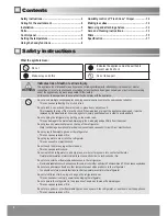 Preview for 2 page of Panasonic NR-BN34FX1 Operating Instructions Manual