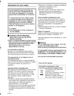 Preview for 2 page of Panasonic NV-GS180GN Operating Instructions Manual