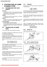 Предварительный просмотр 4 страницы Panasonic NV-RZ17EN Service Manual