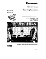 Preview for 1 page of Panasonic NV-RZ2B Operating Instructions Manual