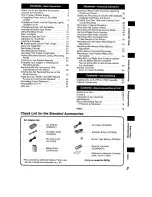 Preview for 3 page of Panasonic NV-RZ2B Operating Instructions Manual