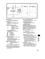 Preview for 73 page of Panasonic NV-RZ2B Operating Instructions Manual