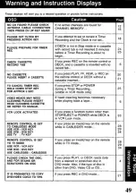 Предварительный просмотр 49 страницы Panasonic Omnivision PV-D4741 Operating Instructions Manual