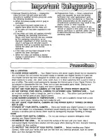 Preview for 5 page of Panasonic PalmCam PV-SD5000 User Manual