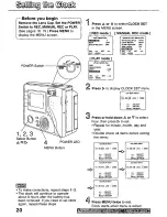 Preview for 20 page of Panasonic PalmCam PV-SD5000 User Manual