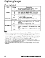 Предварительный просмотр 30 страницы Panasonic PalmCam PV-SD5000 User Manual