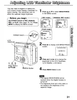 Предварительный просмотр 31 страницы Panasonic PalmCam PV-SD5000 User Manual