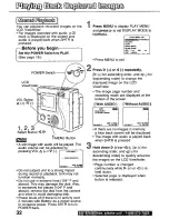 Предварительный просмотр 32 страницы Panasonic PalmCam PV-SD5000 User Manual