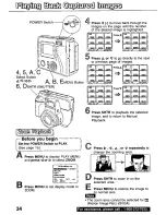 Предварительный просмотр 34 страницы Panasonic PalmCam PV-SD5000 User Manual