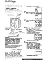 Preview for 44 page of Panasonic PalmCam PV-SD5000 User Manual