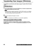 Preview for 48 page of Panasonic PalmCam PV-SD5000 User Manual