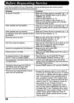 Предварительный просмотр 38 страницы Panasonic Palmcorder IQ PV-D406 Operating Instructions Manual