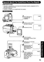 Предварительный просмотр 43 страницы Panasonic Palmcorder IQ PV-D406 Operating Instructions Manual