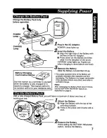 Preview for 7 page of Panasonic Palmcorder PV-A206 User Manual