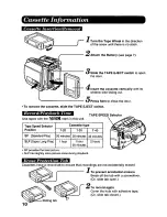 Preview for 10 page of Panasonic Palmcorder PV-A206 User Manual