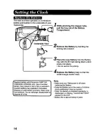 Preview for 14 page of Panasonic Palmcorder PV-A206 User Manual