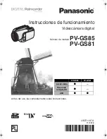 Preview for 1 page of Panasonic Palmcorder PV-GS85 Instrucciones De Funcionamiento