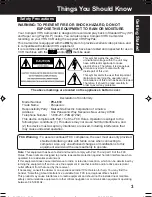 Preview for 3 page of Panasonic Palmcorder PV-L672 User Manual