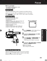 Preview for 25 page of Panasonic Palmcorder PV-L672 User Manual