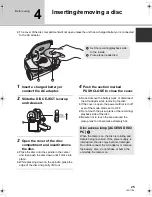 Preview for 25 page of Panasonic Palmcorder VDR-D50P Operating Instructions Manual